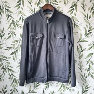 Linksoul Full Zip Sweatshirt Jacket. Gray. Medium.